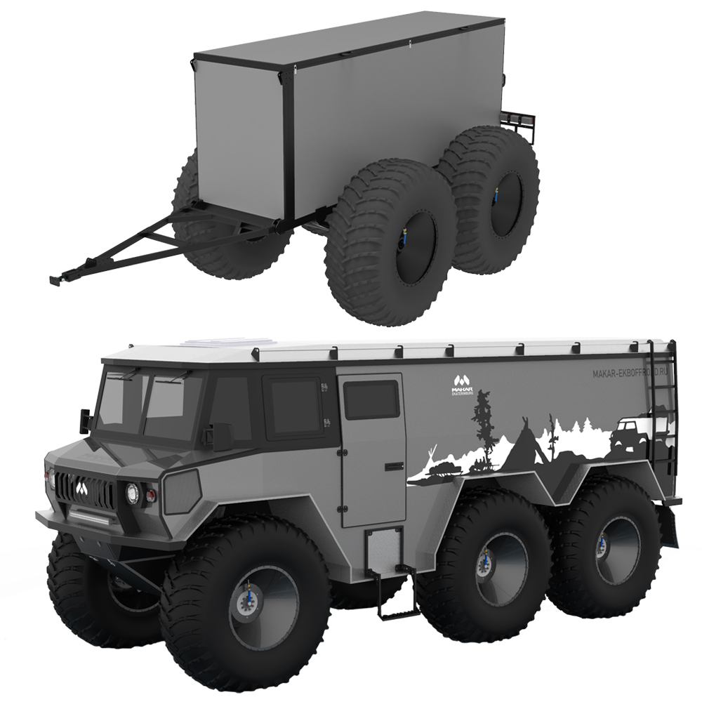 Комплекс на базе снегоболотохода с буровой установкой HYKD-8