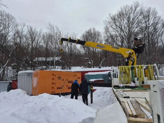 Дизель генераторная установка GOODMASH GD550CS мощностью 400 кВт обеспечит основное электроснабжение поселка в Хабаровском крае