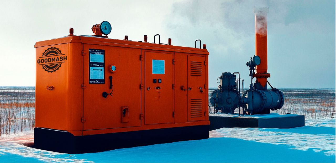 Оснащение буровой площадки на месторождении в Якутии